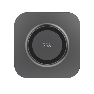 Logo trade business gifts image of: Quantum ultra-fast 25W magnetic wireless charging pad