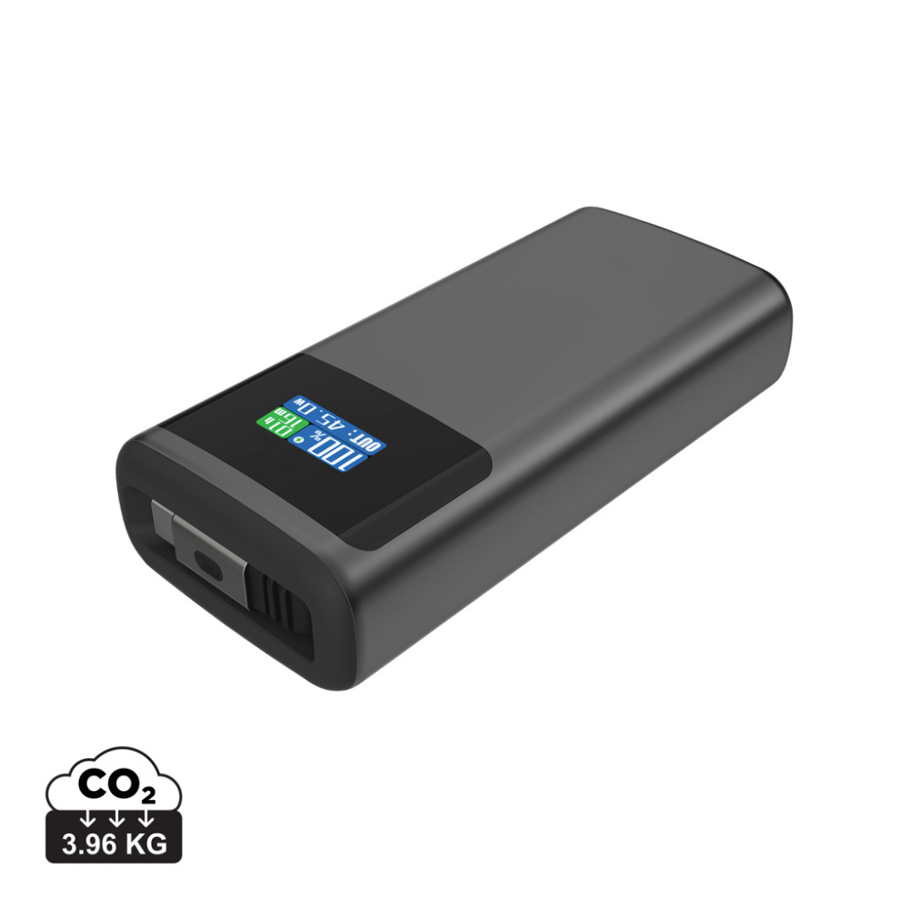 Logotrade advertising product image of: Quantum RCS ultra-fast PD45W 10.000mAh powerbank with screen