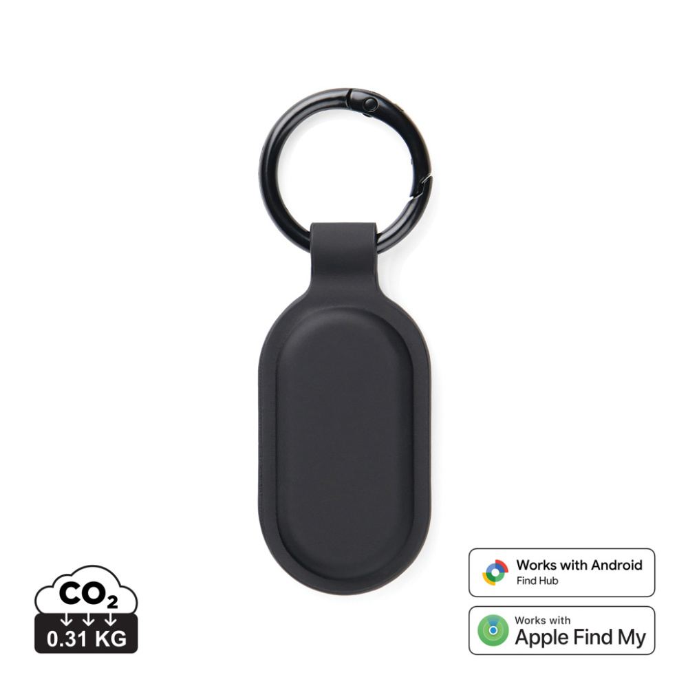 Logotrade promotional item picture of: VINGA Baltimore RCS Key tag With Finder Dual