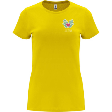 Logo trade business gift photo of: Capri short sleeve women's t-shirt