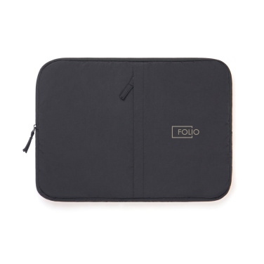 Logo trade promotional gifts image of: KENTO URBAN RCS recycled nylon 15.6 inch laptop sleeve