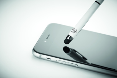 Logo trade promotional item photo of: Stylus antibacterial pen