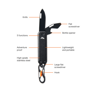Logo trade corporate gift photo of: Nordic Drift Adventure keychain tool