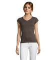 MOON WOMEN T-SHIRT 150g, Dark Grey