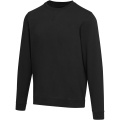 Jasper 280 g/m² unisex OCS organic recycled crewneck sweater, Black