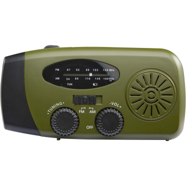 Logotrade promotional item image of: Avior RCS recycled plastic emergency radio