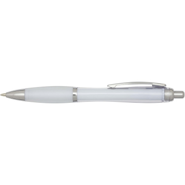 Logo trade promotional merchandise image of: Nash RCS plastic ballpoint pen (black ink)
