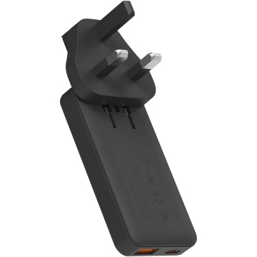 Logo trade promotional product photo of: Xtorm 65W fast travel charger with cable and travel case set