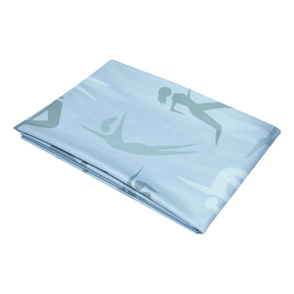 Logo trade business gifts image of: Daisy sublimation microfiber towel 70x140 cm