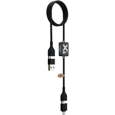 Logo trade promotional items picture of: SCX.design C32 60W switch charging cable with light-up logo