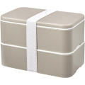 MIYO POP 700+700 ml double layer lunch box, Sandstone