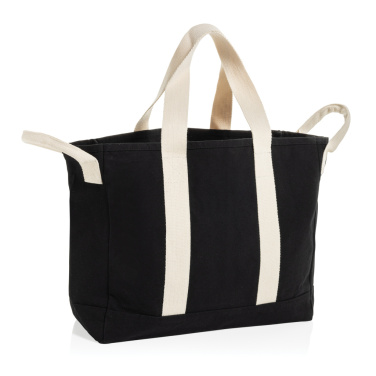 Logotrade corporate gifts photo of: BEAU AWARE™ Beach bag 400gsm recycled canvas, with side hand