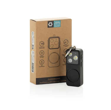 Logo trade promotional products image of: GuardBuddy RCS Personal alarm USB-C re-chargeable