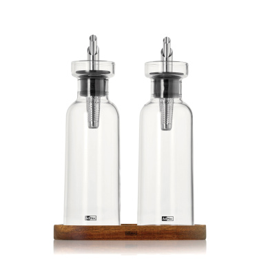 Logo trade promotional products image of: AdHoc Menage AromaPour Oil and vinegar pourer set 300ml