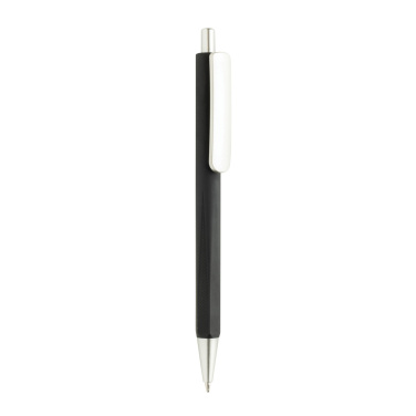 Logo trade promotional gifts image of: EDGE RCS three-sided pen exclusive
