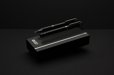 Logotrade promotional gift image of: Swiss peak OSLO recycled stainless steel deluxe pen set