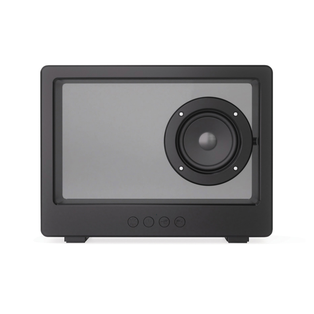Logo trade promotional merchandise picture of: Soundclear Transparent 5W wireless speaker