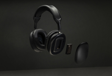 Logo trade promotional items image of: Spectra RCS Wireless headphone with removable battery