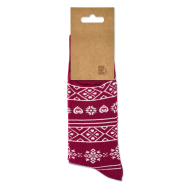 Logotrade promotional merchandise image of: Pair of Christmas socks L