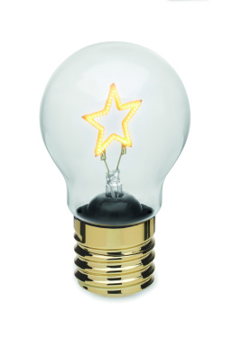 Logo trade business gifts image of: LED decorative bulb