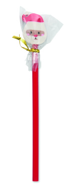 Logo trade promotional items image of: Christmas pencil with eraser
