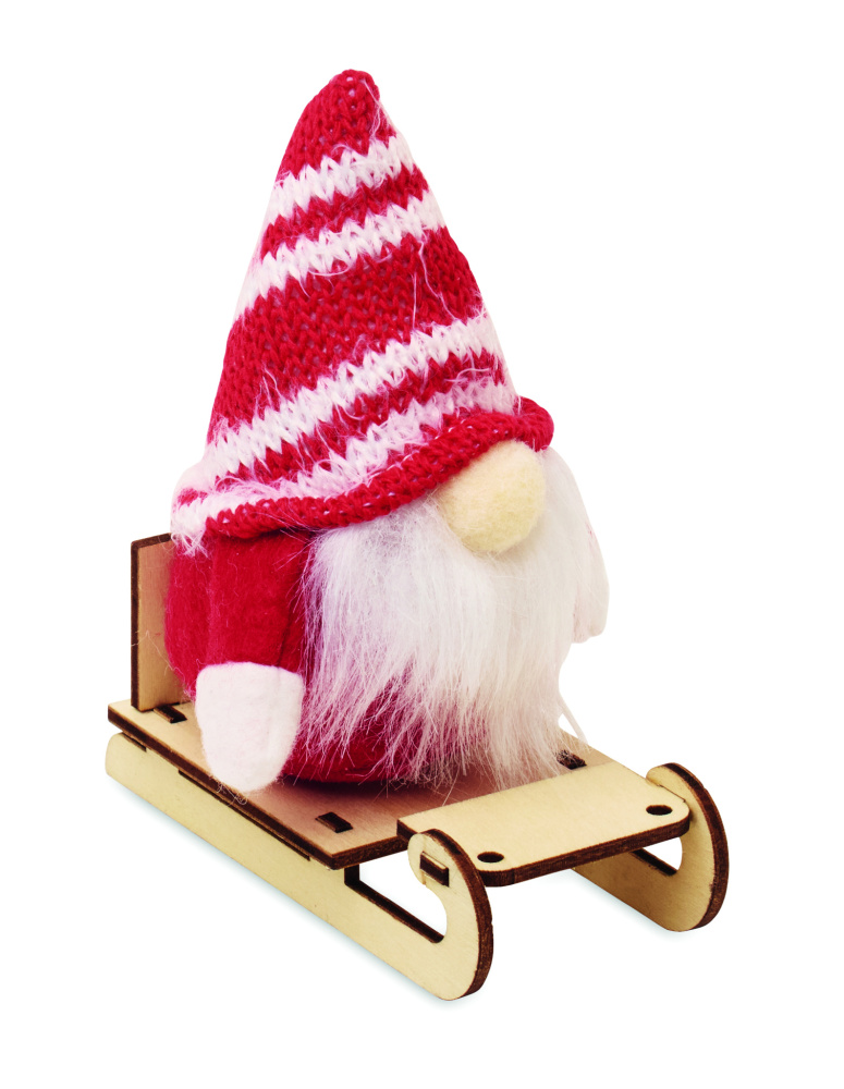 Logotrade promotional merchandise image of: Gnome on wooden sleigh
