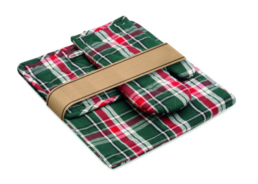 Logo trade promotional items picture of: Chequered cotton kitchen set