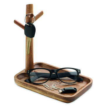 Logotrade advertising product picture of: Acacia wood key tray holder
