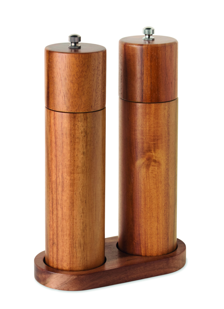 Logotrade promotional giveaways photo of: Acacia salt & pepper grinders