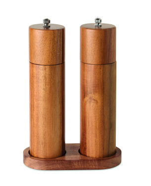 Logotrade promotional products photo of: Acacia salt & pepper grinders