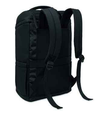 Logo trade promotional gifts picture of: 15" PU laptop backpack