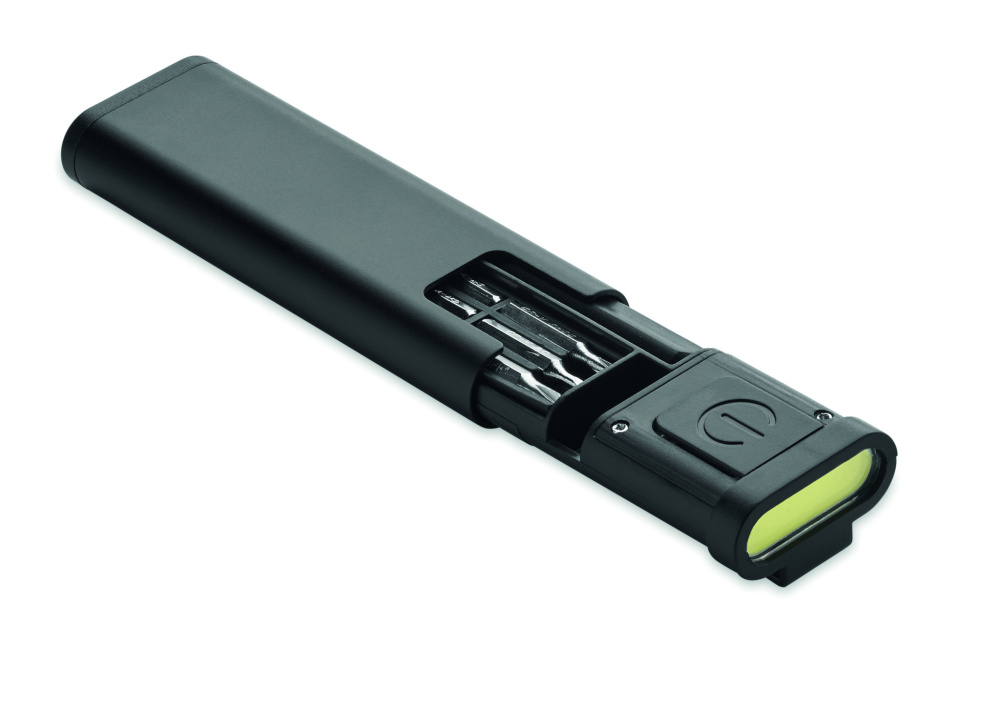 Logo trade promotional giveaways picture of: COB light with screwdriver set