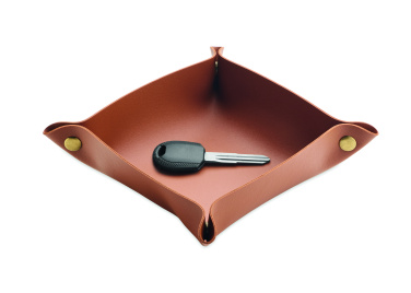 Logo trade promotional items picture of: Foldable PU key tray