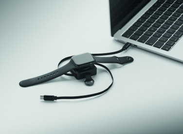 Logo trade advertising products picture of: Retractable 100W USB-C cable
