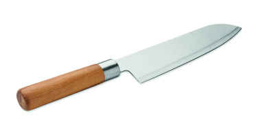 Logo trade promotional merchandise photo of: Beech wood chef knife