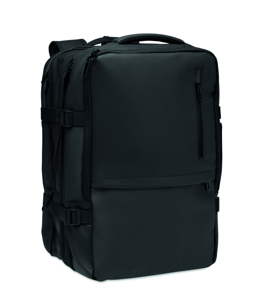 Logo trade promotional product photo of: Extendable RPET backpack 20L