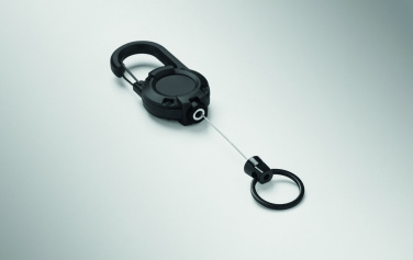 Logo trade promotional giveaways picture of: Retractable badge holder