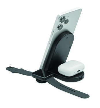 Logotrade promotional giveaways photo of: Foldable 3-in-1 charger 15W