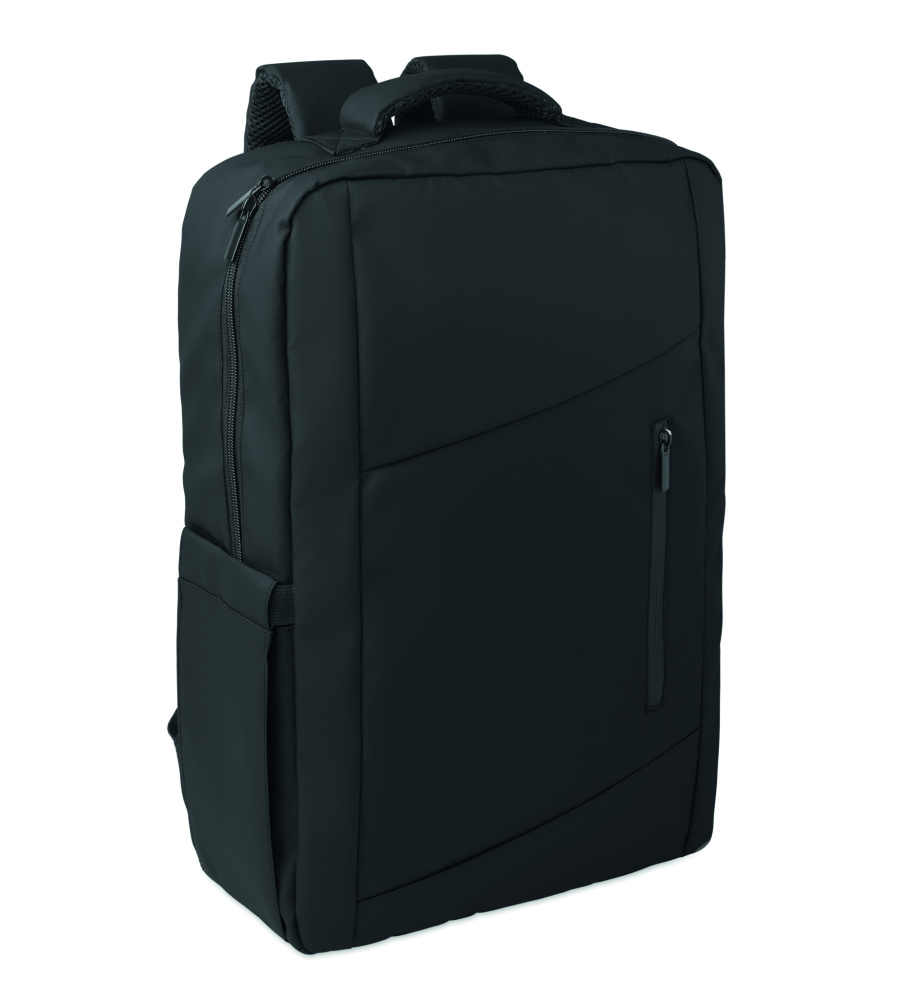 Logotrade promotional item picture of: 15" PU RPET laptop backpack