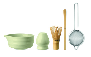 Logo trade business gift photo of: Matcha set 5 pcs