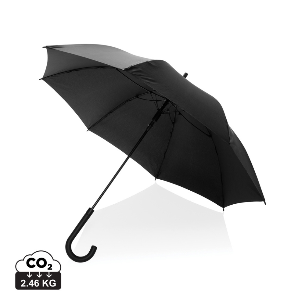 Logo trade promotional giveaways image of: KENTO URBAN 23'' AWARE™ RPET 190T auto open umbrella