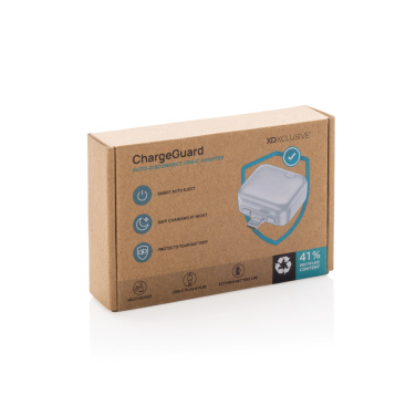 Logotrade promotional merchandise photo of: ChargeGuard RCS Auto-Disconnect USB-C Adapter
