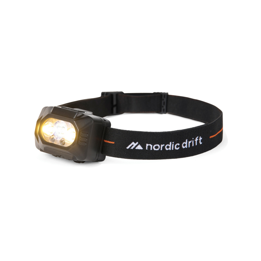 Logo trade promotional giveaways picture of: Nordic Drift Everest high performance dual battery headtorch
