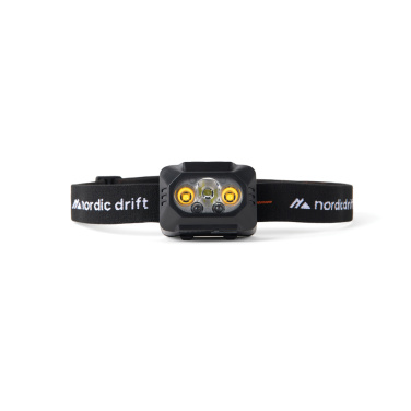 Logo trade advertising product photo of: Nordic Drift Everest high performance dual battery headtorch