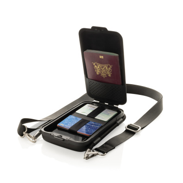 Logotrade corporate gifts photo of: Swiss Peak OSLO RCS Hardshell mobile protection travel pouch