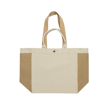 Logotrade promotional product image of: BEAU AWARE™ 400gsm recycled canvas all-round shopper
