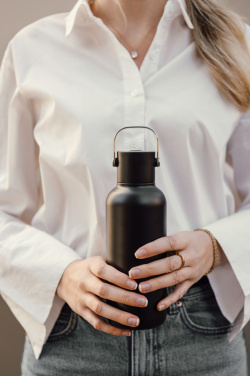 Logo trade promotional gifts picture of: VINGA Cael RCS SS sip bottle 600ML