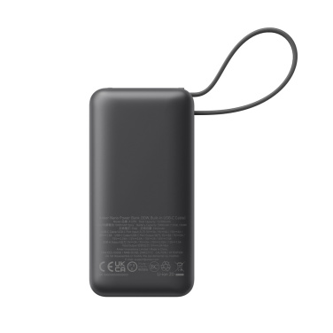 Logotrade promotional item image of: Anker Nano Power Bank 30W, Built-In USB-C Cable