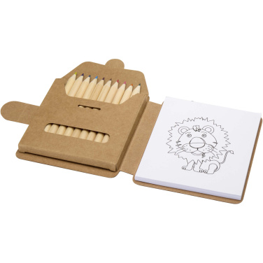 Logotrade corporate gift picture of: Chroma drawing notepad and pencils set