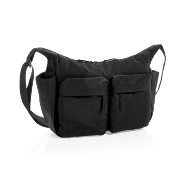 Logotrade corporate gift image of: KENTO URBAN RCS recycled nylon padded crossover bag